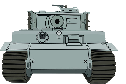 Front facing tiger